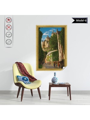 Akıllı Kağıt Statik Tutunma Özellikli  Tablo - Poster Dünyaca Ünlü (Model- 6)