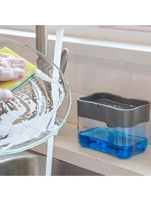 Aesco Pompa Mekanizmalı Sünger Hazneli Sıvı Sabunluk - Lisinya