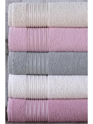 Liora Tekstil | 5'li 50X90 cm El&yüz Havlu Seti