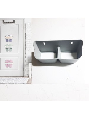 Aesco 3 Adet Banyo Terlik Tutucu - Kapı Arkası Pratik Raf - Terlik Tutucu - Lisinya