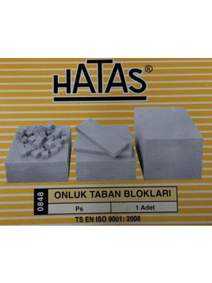 Hatas Onluk Taban Blokları 0848