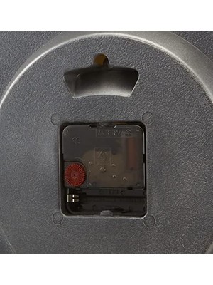 Velora Galaxy Glx-82-G Dekoratif Kasa Sessiz Akar Mineral Cam Duvar Saati, Beyaz, 35 cm