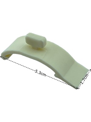 MorPerde Dar Kasa Stor Plastik Krem Kornej Kelepçe Portray