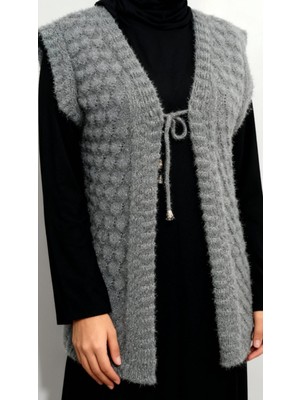 Polar Hissi Yumuşak Rahat Tesettür Yelek