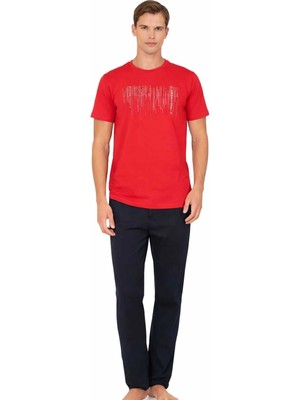 Pierre Cardin Penye Kısakol Pijama Takım H-PC6125