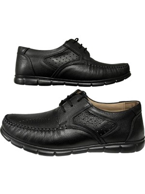 Brothers Hakiki Deri Bej Günlük Şık Erkek Ayakkabı