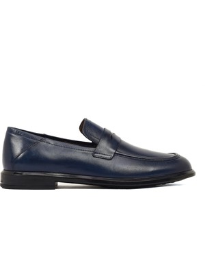 Derimod Erkek Lacivert Deri Casual Loafer 26SFD601318