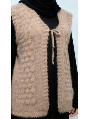 Polar Hissi Yumuşak Rahat Tesettür Yelek