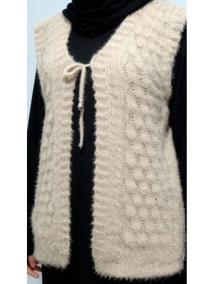 Polar Hissi Yumuşak Rahat Tesettür Yelek