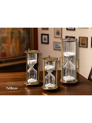 Nuveden Ieg™ Dekoratif Cam Kum Saati 7X18 cm