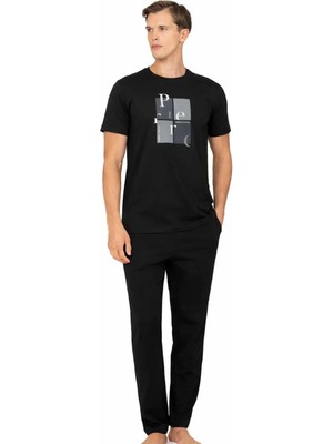 Pierre Cardin Penye Kısakol Pijama Takım H-PC6126