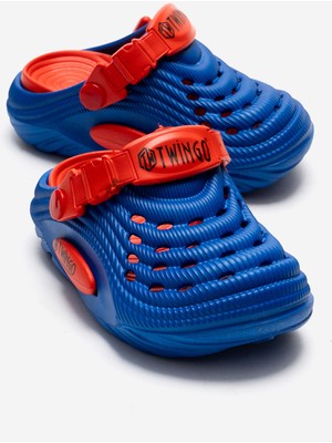 Ccway Hasır Desenli Sabo Terlik 26-35 SAX KIRIMIZI