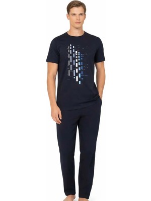 Pierre Cardin Penye Kısakol Pijama Takım H-PC6129