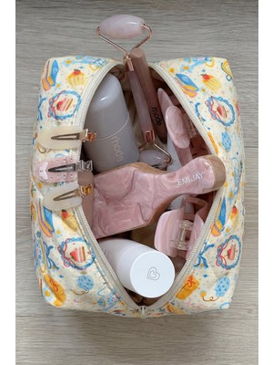 Bahels Magic Makyaj Çantası Geniş İç Hacim ile Makyaj ve Bakım Ürünleri Taşıma Çantası