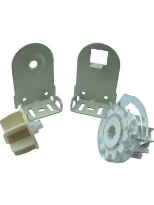 MorPerde 38′ Lik Kısa Metal Ayaklı Stor Perde Mekanizması Krem