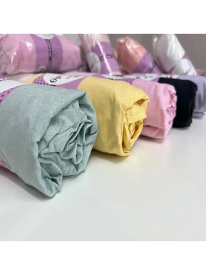 Liora 2 Adet Tek Kişilik Pamuklu Lastikli Çarşaf ve Yastık Kılıfı Seti Nevresim Takımı (Karışık Renk)