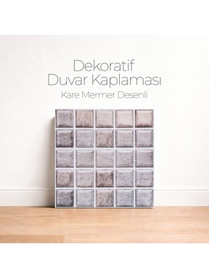 Brano 30X30 cm Kendinden Yapışkanlı Mutfak,banyo,tezgah Arası Kaplama (8 Adet)