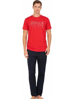 Pierre Cardin Penye Kısakol Pijama Takım H-PC6125