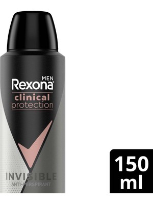 Rexona Men Clinical Protection Spray Deodorant Invisible 150 ml