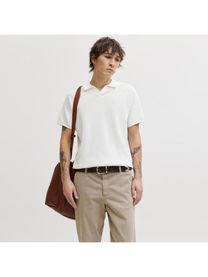 Jack & Jones Erkek Triko V Yaka Tisört- Hill