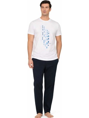 Pierre Cardin Penye Kısakol Pijama Takım H-PC6129
