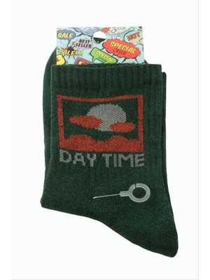 Zero Land Matrixzn Gündüz Kolej Çorap 8*28 - Yeşil