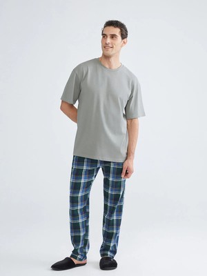 Lc Waikiki Yeni Sezon Standart Kalıp Ekose Erkek Pijama Alt