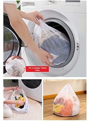 Velora Ipli Çamaşır Yıkama Filesi, Kirli Temiz Elbise Kıyafet Torbası Asker Üniversite Yurt (1)