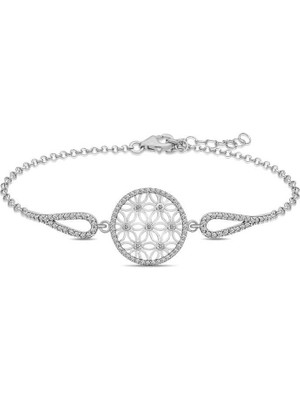 Tienda Elegante ​Gümüş Yaşam Çiçeği Bileklik