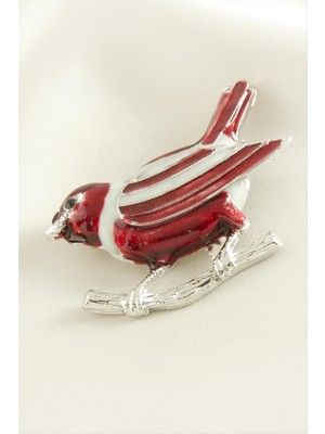 Esranın Dünyası Kuş Mineli Broş RSBİJ34-ESRDNS