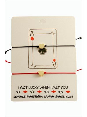 Zero Land Matrixzn Kalp Ip Bileklik 2 Adet - Kırmızı