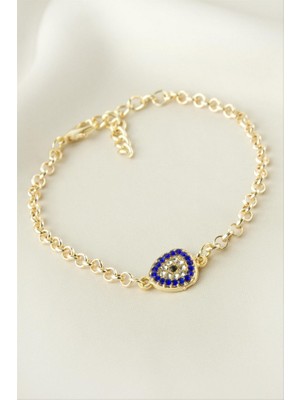 Zero Land Matrixzn Nazar Taşlı Bileklik - Sarı