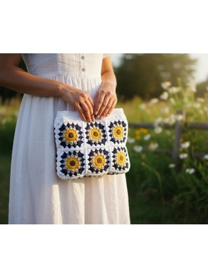 Veyla Style El Yapımı El Örgüsü Kadın El Çantası