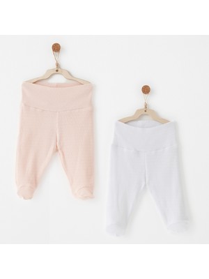 Andywawa Bebek Patikli Pantolon 2 Pcs Footed Pants Jacquard Specıal Modal