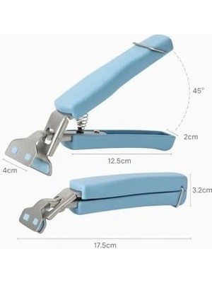 Velora Tava ve Tabak Tutucu Maşa Dayanıklı Kaymaz Kavrama ile Tencere ve Tabak Kaldırma Aparatı Güvenli Saplı Tencere Tutacağı Mutfak Maşası