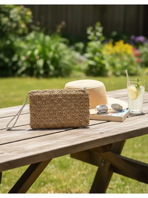 Veyla Style %100 El Yapımı Kağıt Ip Kadın El Çantası