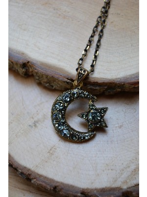Stoneage Ay Yıldız Kolye