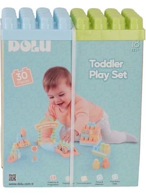 Nilly Toys 5218 Oyuncak Yol ve Blok Set 30 Pcs