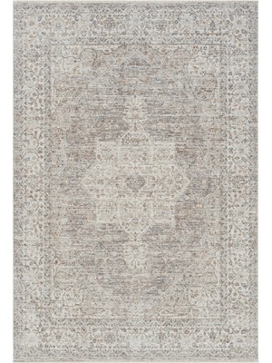 Seyran Peru 10204 Bej Antialerjik Polyester Makine Halısı – Dokuma Tabanlı, Düz Saçak, Leke Tutmaz