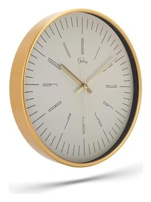 Velora 30 cm Gerçek Cam Sessiz Mekanizma Duvar Saati