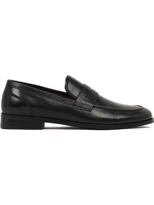 Derimod Black Erkek Siyah Deri Klasik Loafer 26SFD602718