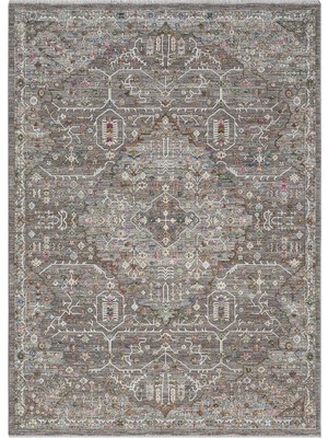 Seyran Monde 803 Çok Renkli Antialerjik Polyester Makine Halısı – %100 Pamuk Taban, Düz Saçak