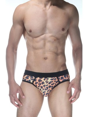 Beruflic Leopar Jockstrap Erkek Iç Giyim