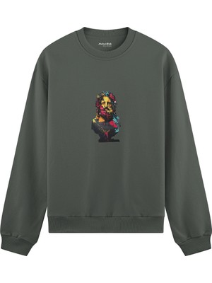 The Lucid Lab Zeus Oversize Sweatshirt - Antrasit