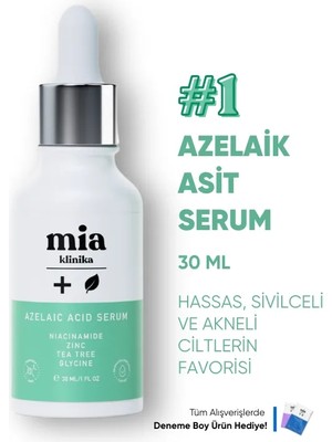 Mia Klinika Sivilceli Ve Hassas Ciltlere Uygun Azelaik Asit Serumu