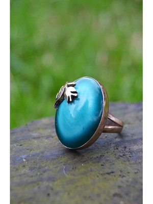 Stoneage El Yapımı Çini Yüzük