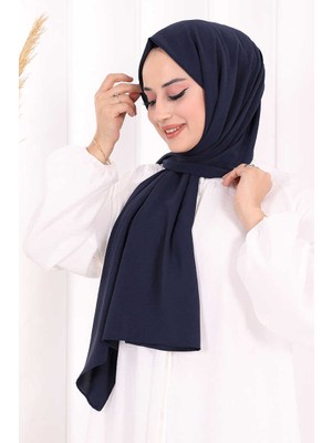 Bym Fashion 2051 Pamuk Caz Şal Lacivert