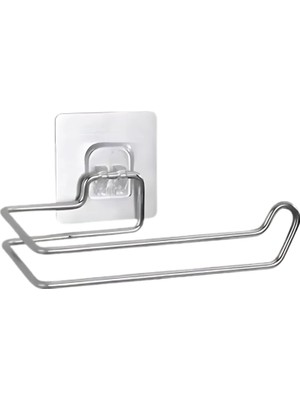 Velora Tuvalet Kağıdı Tutacağı - Paslanmaz Çelik, Kağıt Havlu Tutacak, Lavabo ve Mutfak Kullanımına Uygun, Duvar Montajlı Şık Tasarım