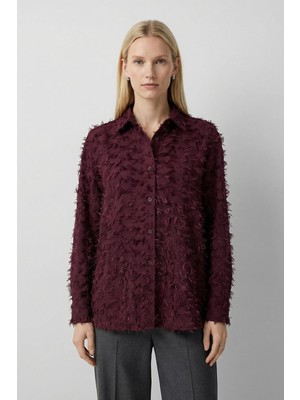 Rays 8225 Püsküllü Gömlek Bordo