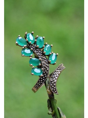 Stoneage F02598 Zirkon Taşlı Yaprak Yüzük